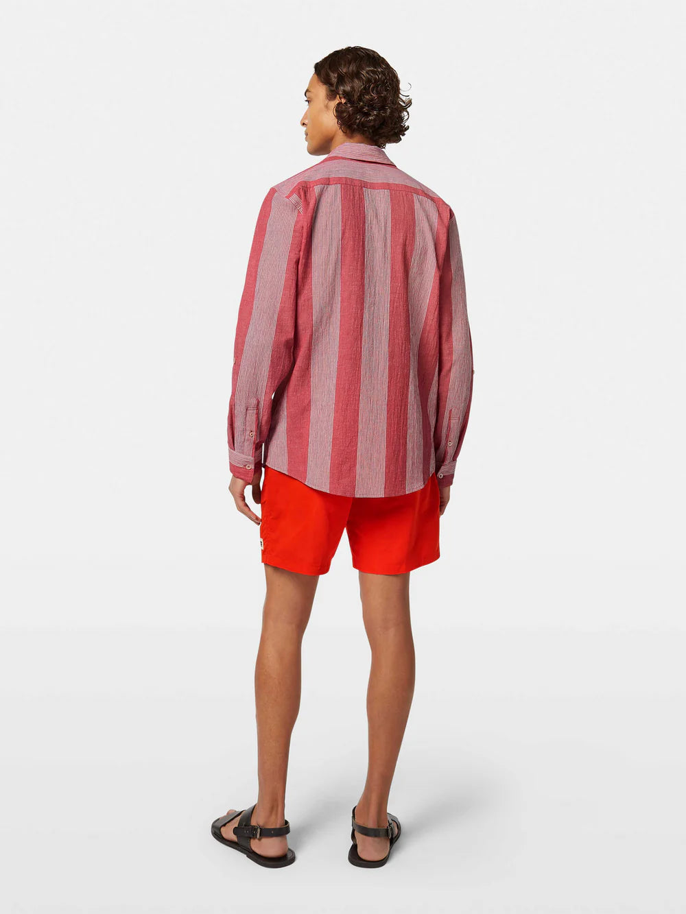 Crinkle Shirt - Roadside Red 180021