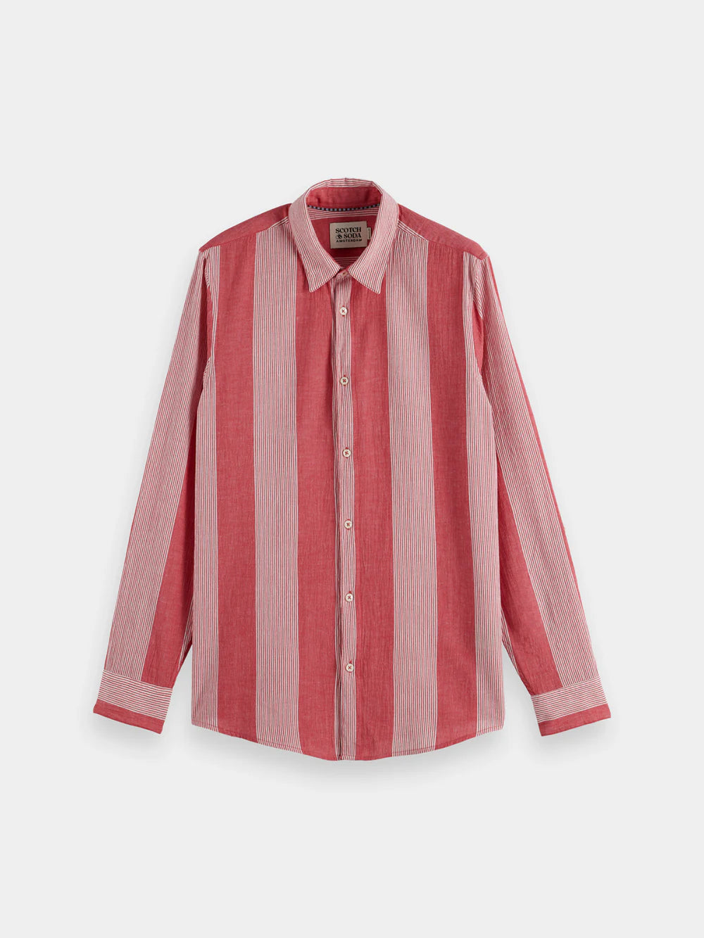 Crinkle Shirt - Roadside Red 180021