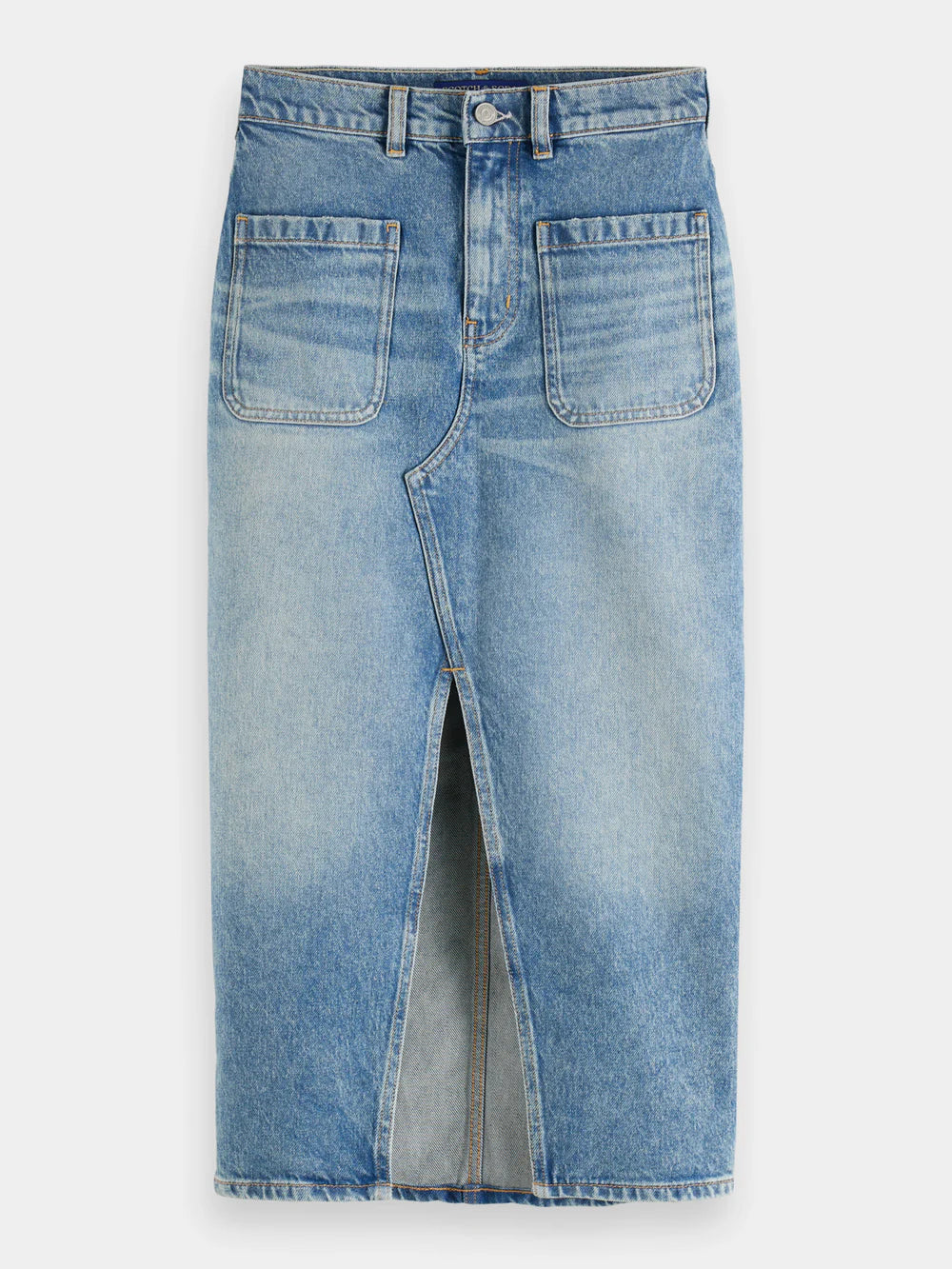 Midi Denim Skirt - Maritime 176370
