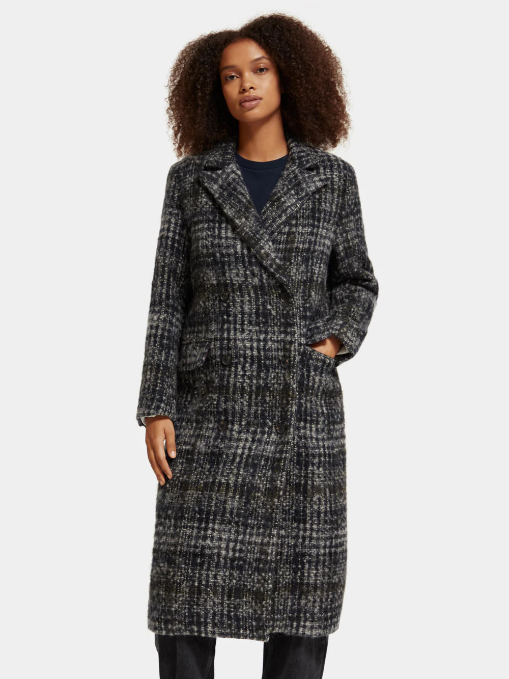 Double Breasted Coat - Night 174670