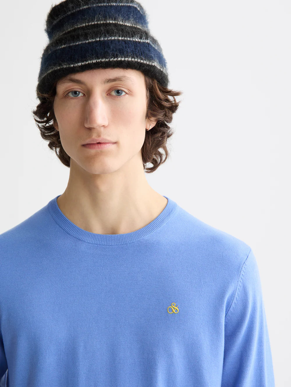 Ecovero Crew Neck Pullover - Blue Bonnet 181326