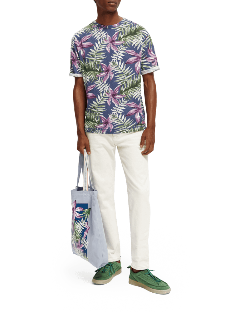 Floral Print Relaxed Fit Tshirt 169877