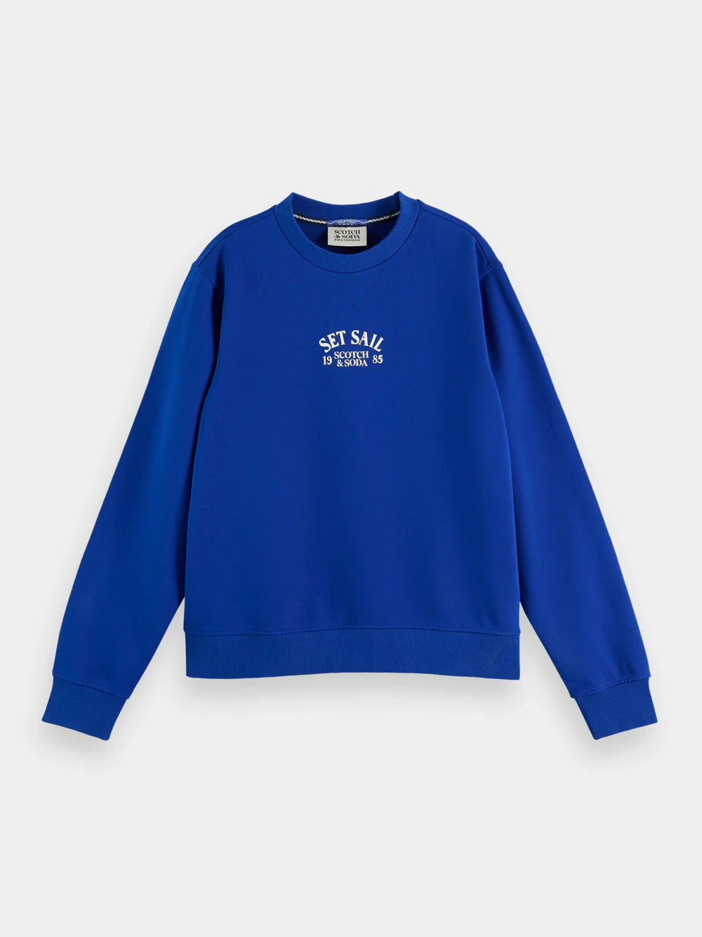 Graphic Crewneck Sweatshirt - Electric Blue 177047
