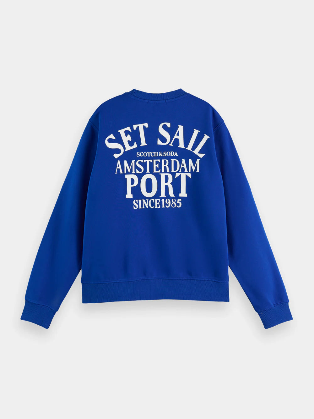 Graphic Crewneck Sweatshirt - Electric Blue 177047