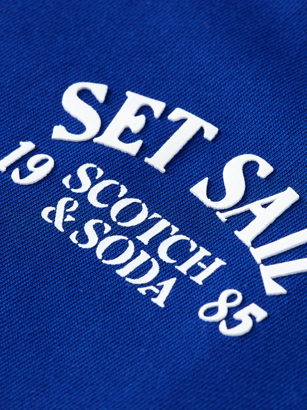Graphic Crewneck Sweatshirt - Electric Blue 177047