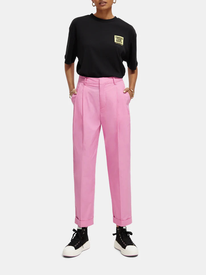 High Rise Tapered Pleat - Orchid Mila 173100