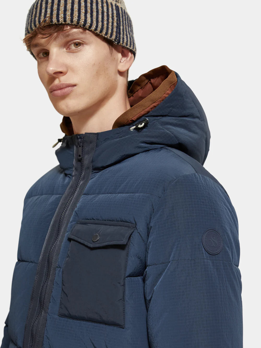 Hooded Puffer Jacket - Night 174383