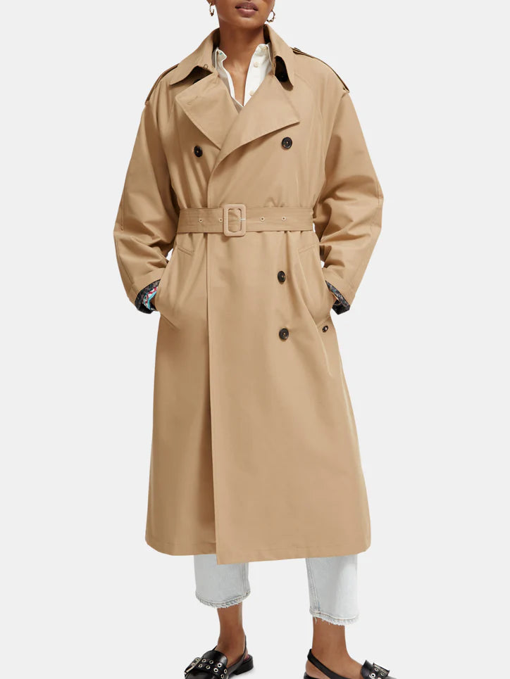 Oversized Classic Trench - Sand 173118