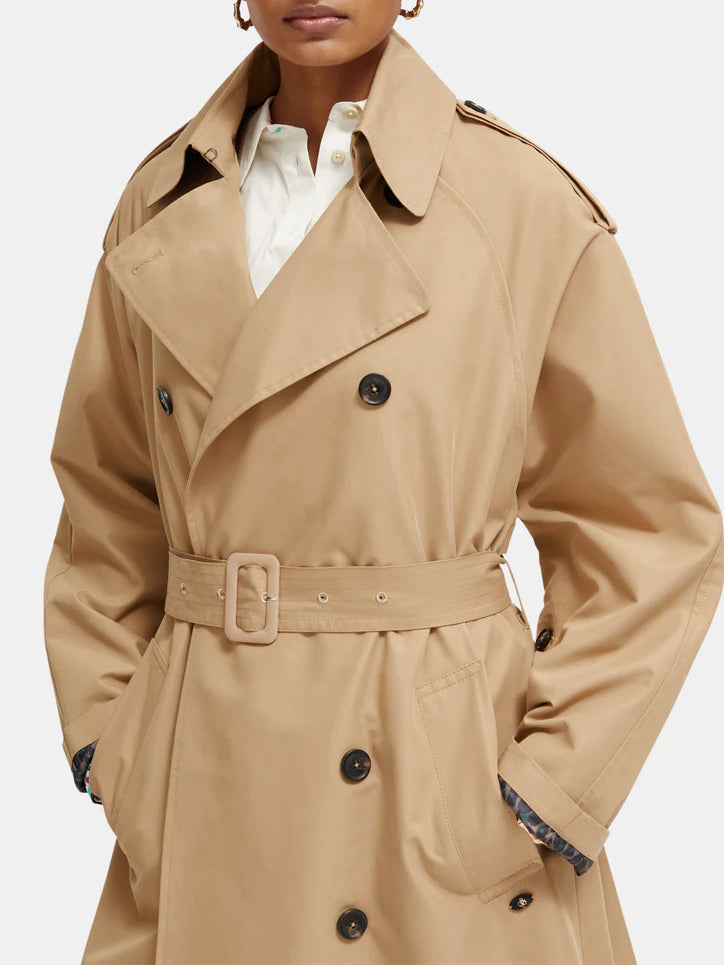 Oversized Classic Trench - Sand 173118