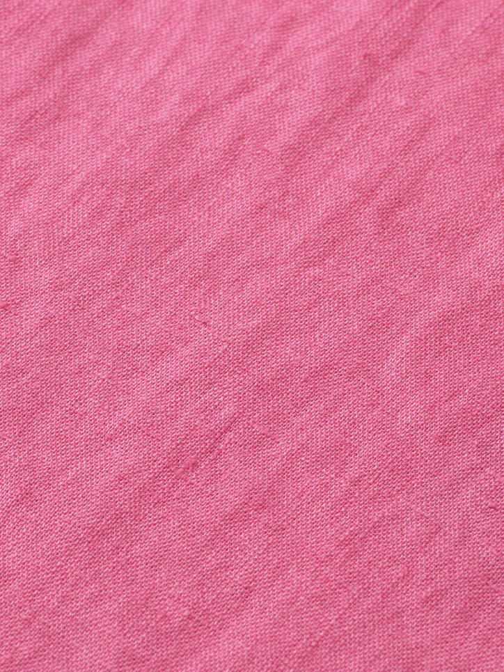 Oversized Linen Shirt Pink Punch - 172771