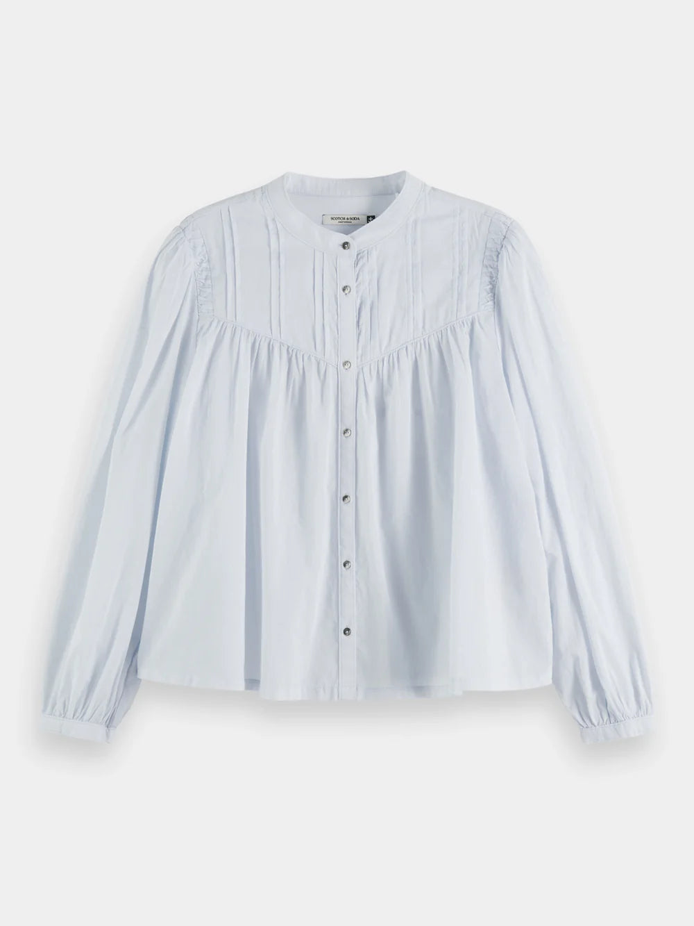 Pin Tuck Blouse - Blue 176723