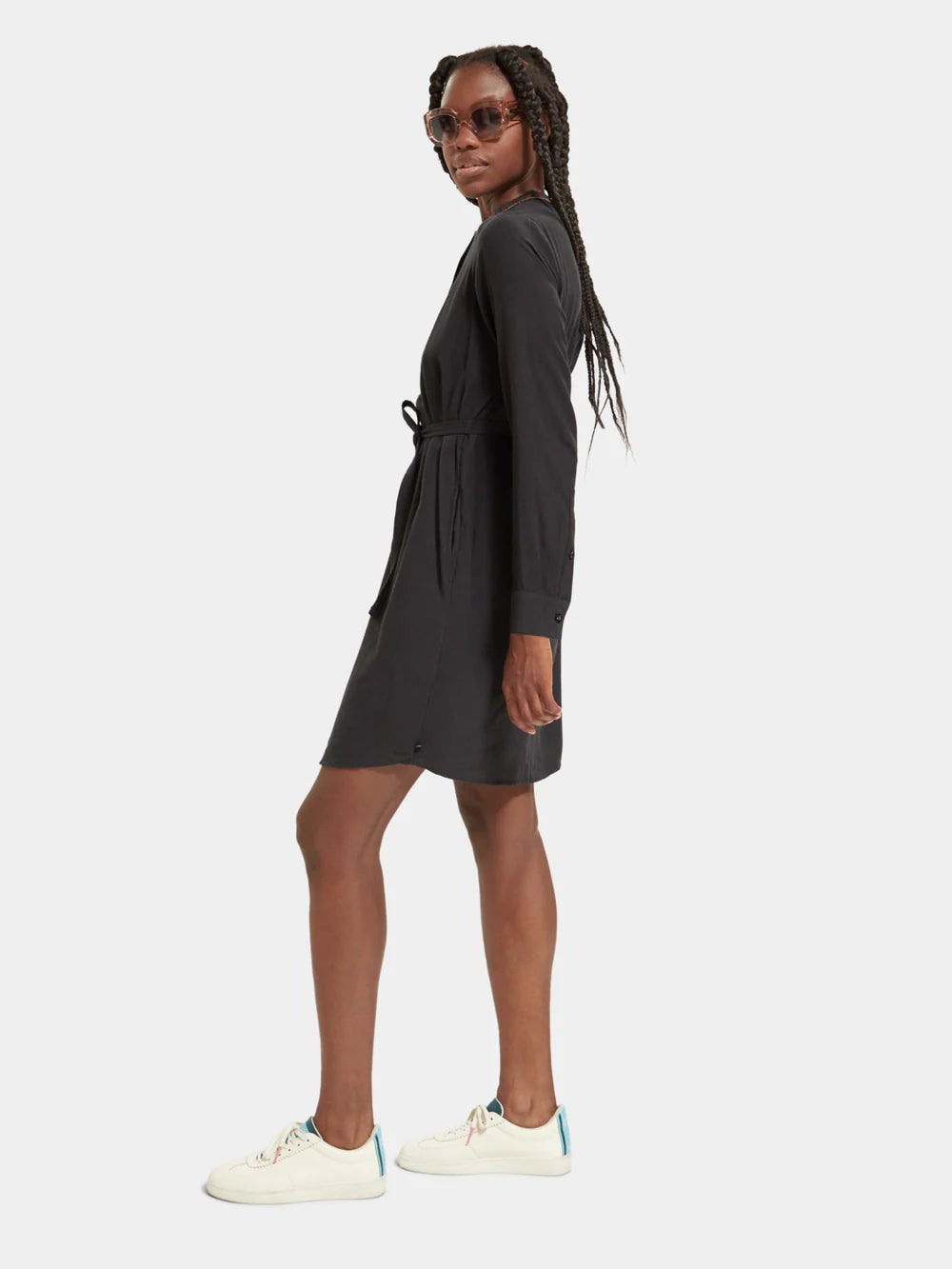 Pop Over Shirt Mini Dress - 174779