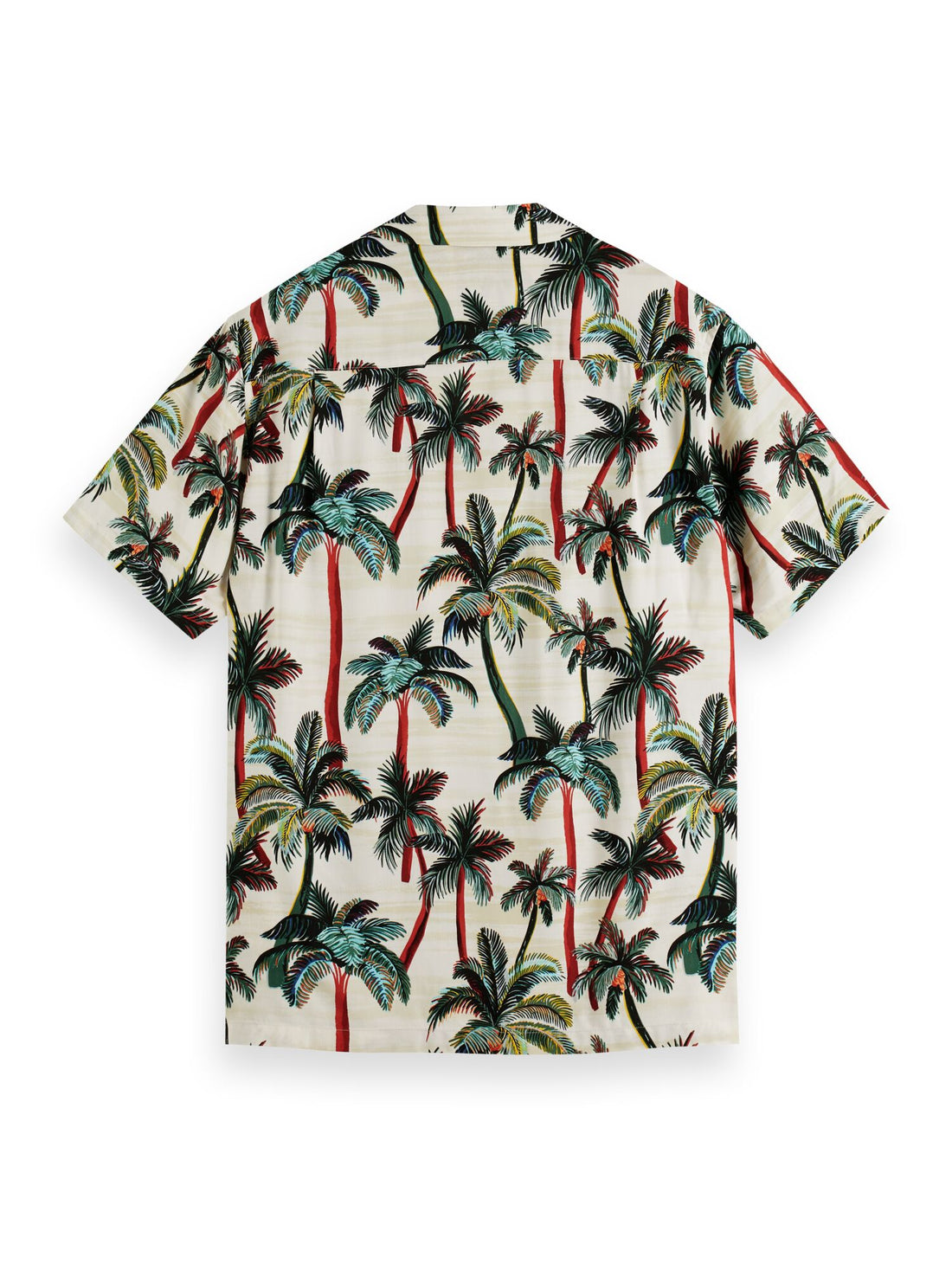 Printed Camp S/S Shirt - Off White 171643