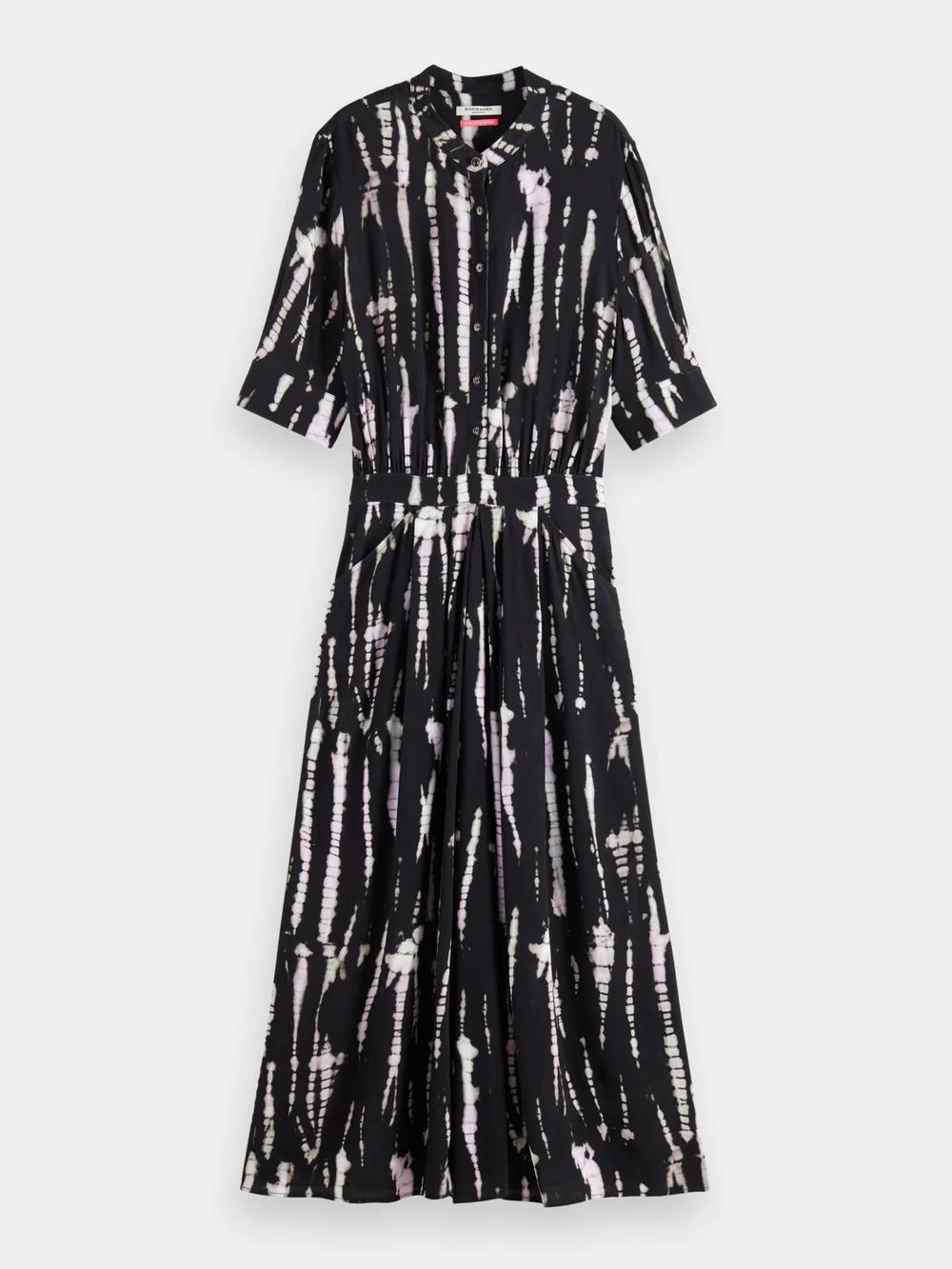 Printed Midi Dress - Tie Die Robe 176362
