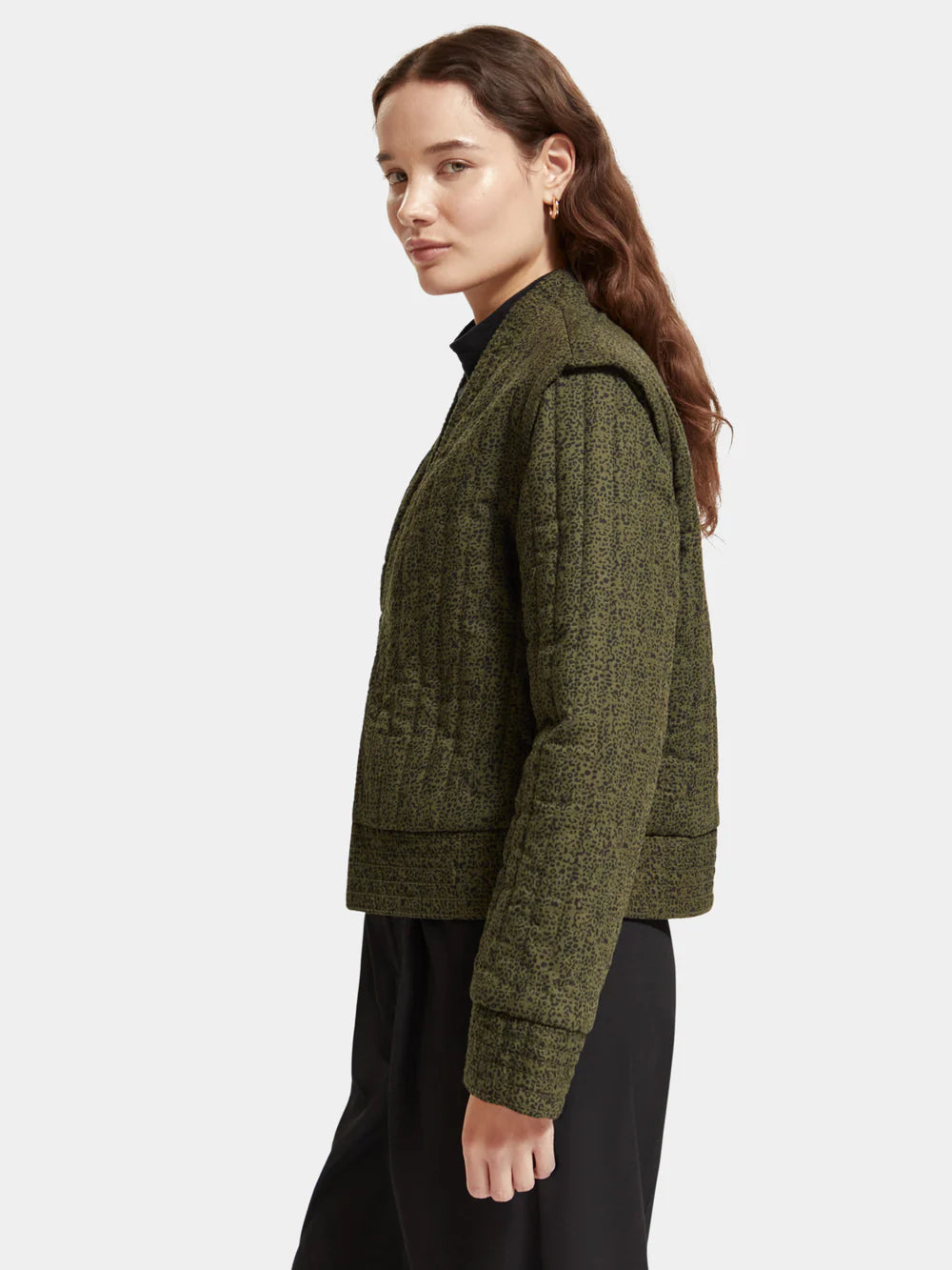 Quilted Reversible Jacket - Leopard 174683
