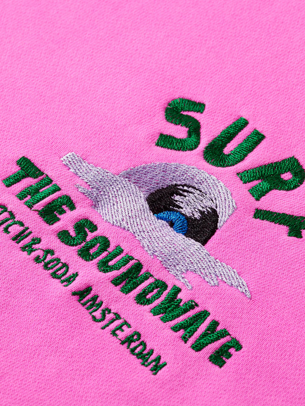 Raglan Crew Sweatshirt - Neon Pink 174815