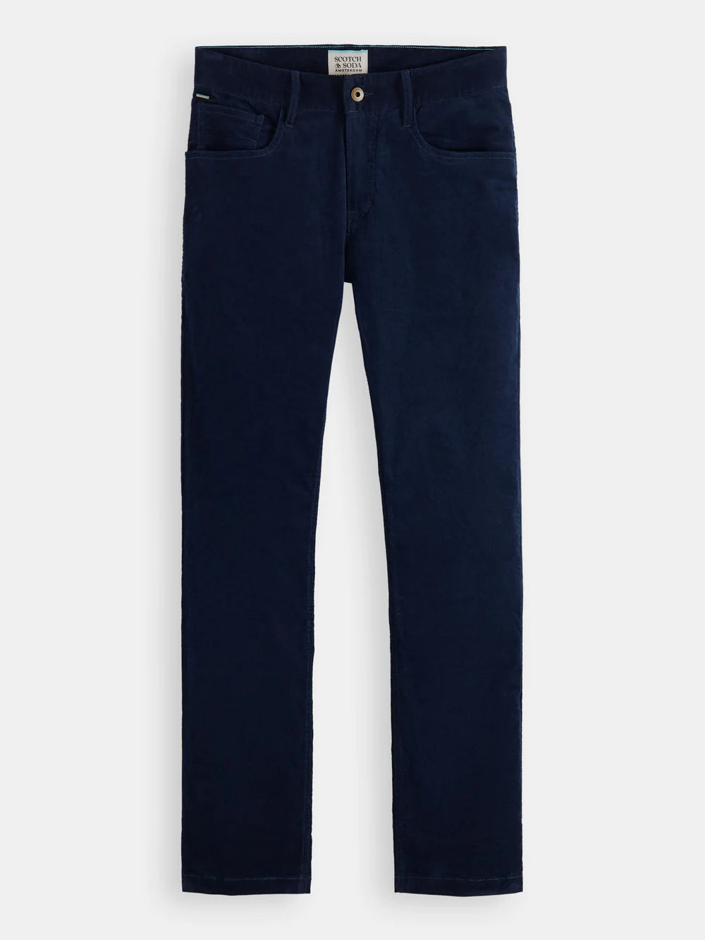Ralston Regular Slim-fit Corduroy Pants - Steel 174036
