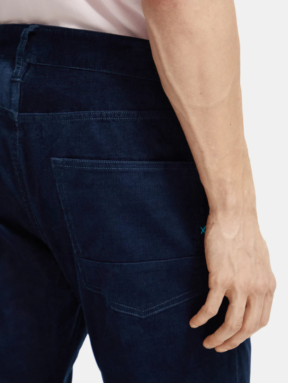 Ralston Regular Slim-fit Corduroy Pants - Steel 174036