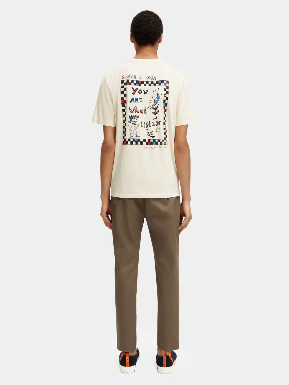 Regular-Fit Artwork T-Shirt - Stone 173011