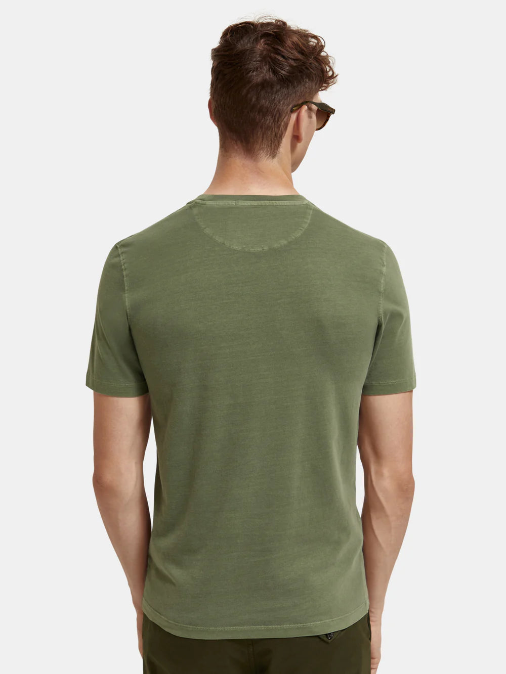 Regular Fit Dyed T-Shirt - Field Green - 173014