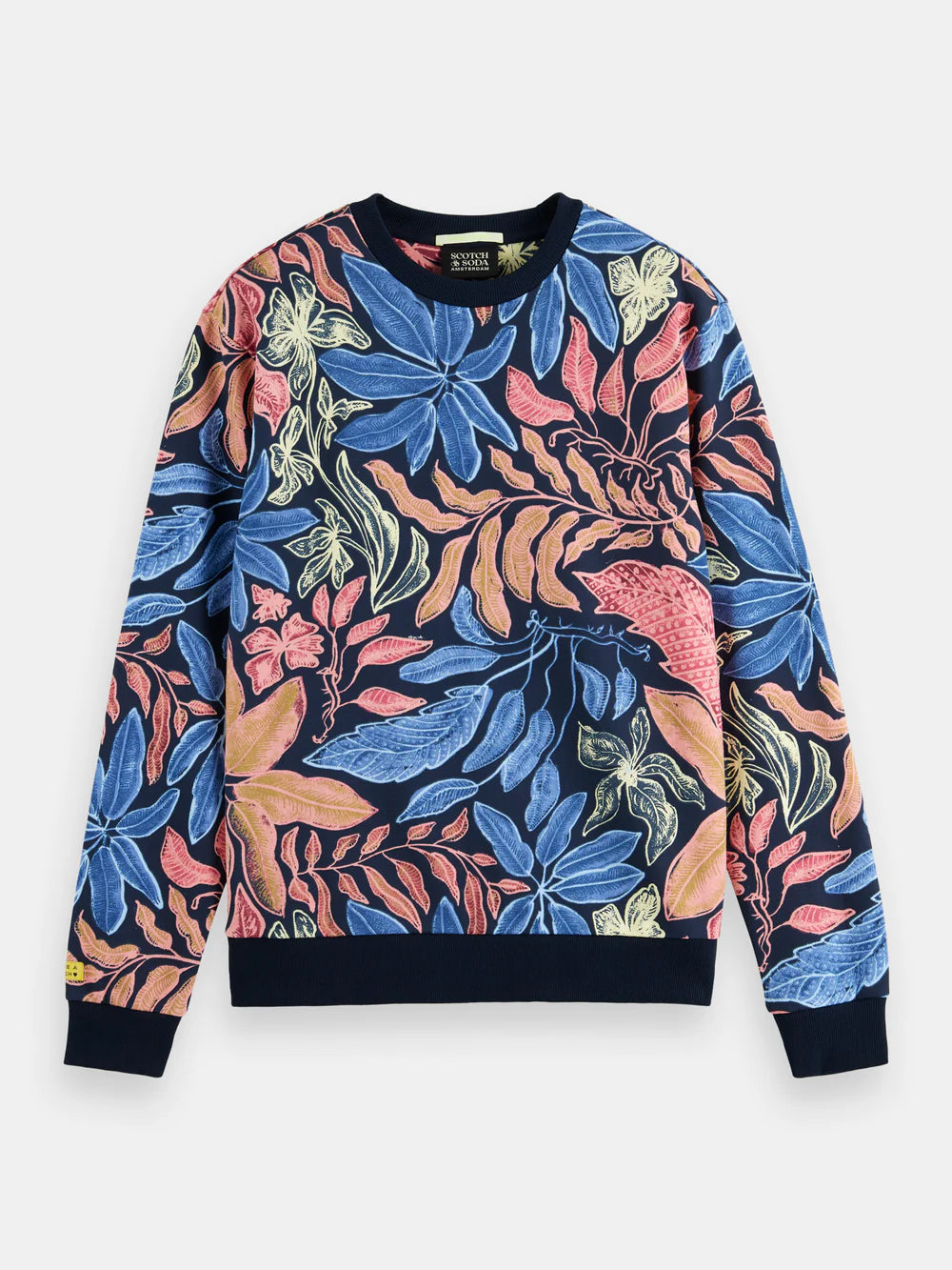 Regular Fit Printed Sweatshirt - Nocturnal Floral Multi 172998