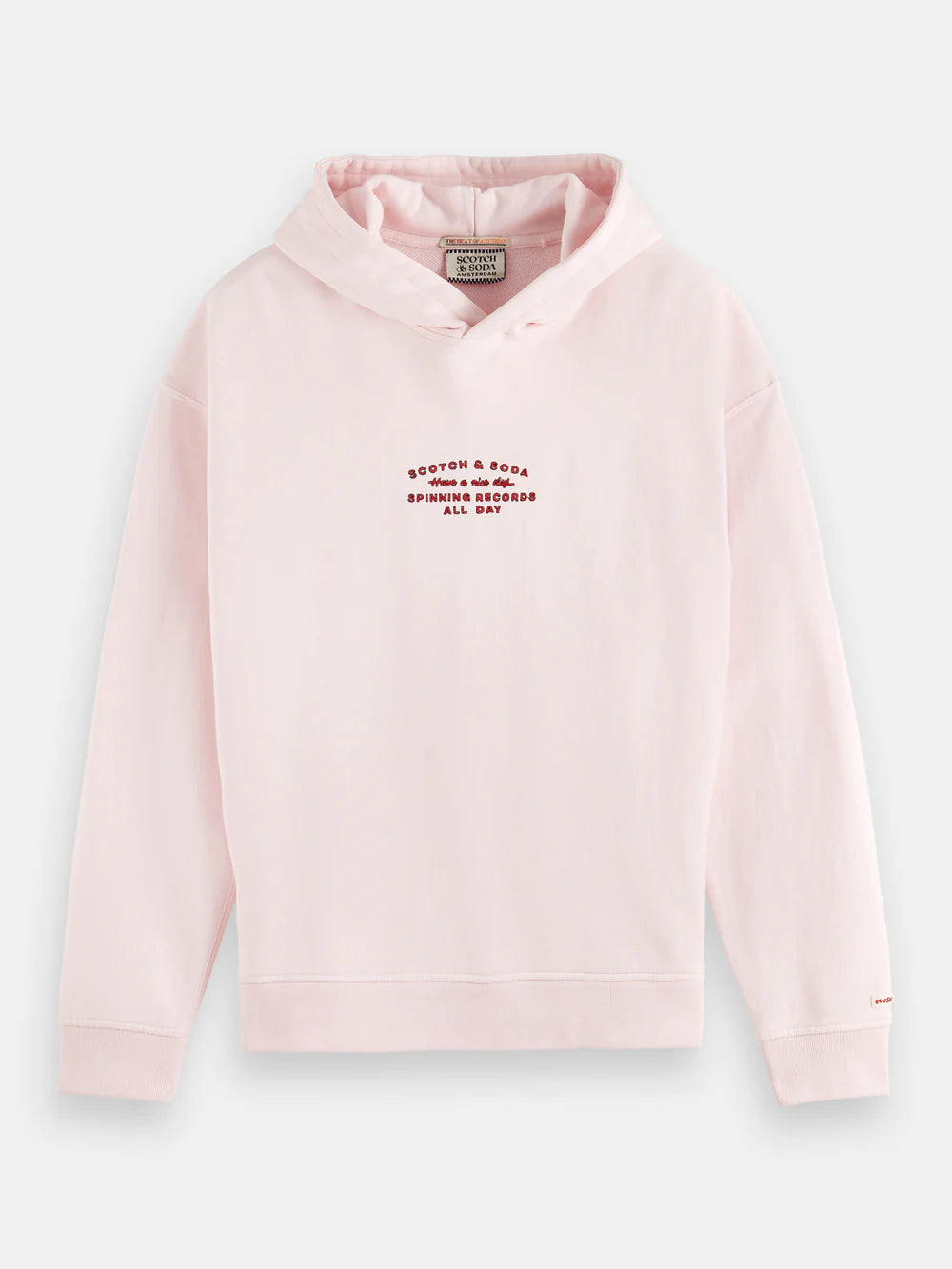 Relaxed-Fit Artwork Hoodie - Pink 172978