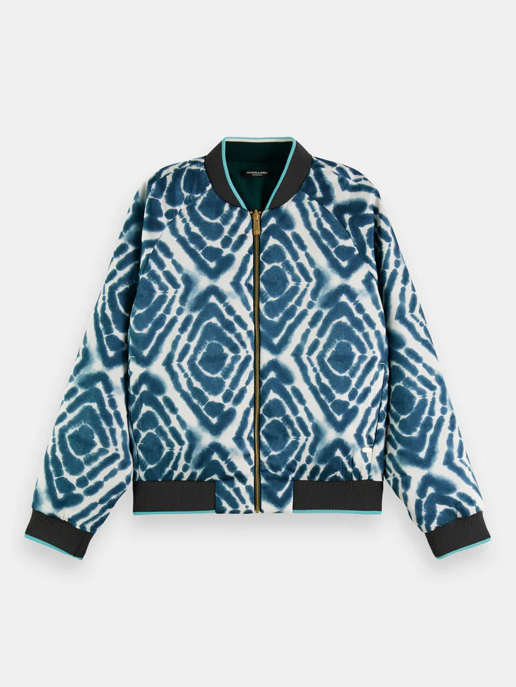 Reversible Bomber Jacket - Disco Tie Dye 173126