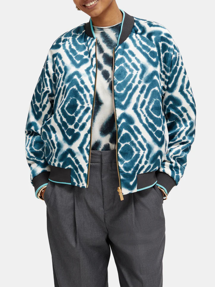 Reversible Bomber Jacket - Disco Tie Dye 173126