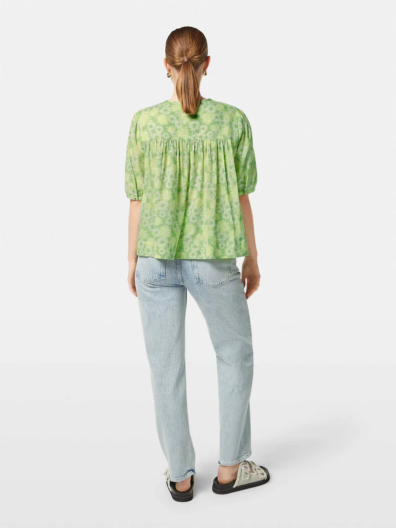 Short Sleeved Top - Abstract Floral U9A00636T