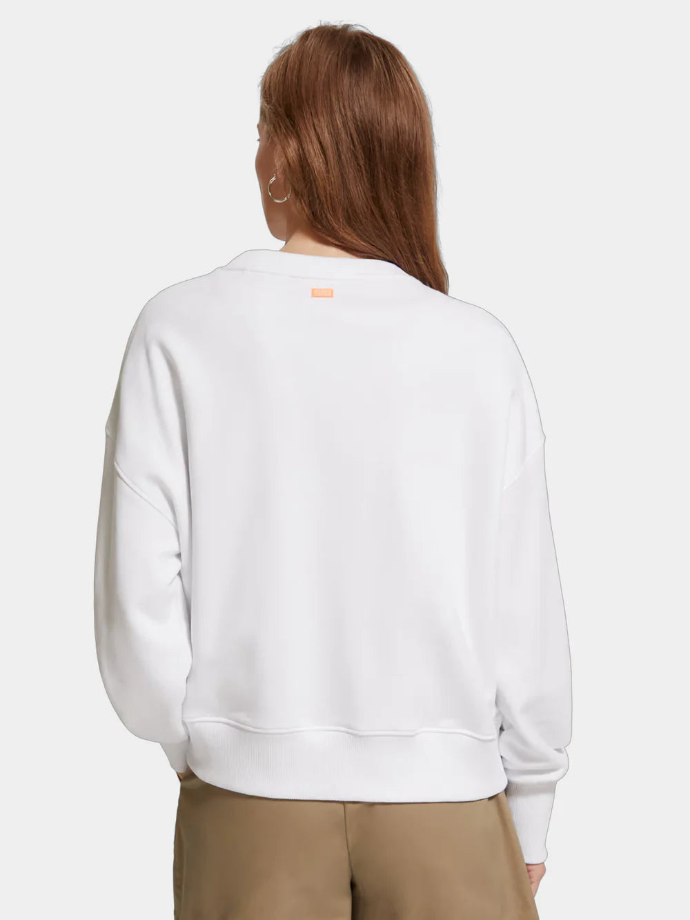 Slouchy Graphic Sweatshirt - White 177281