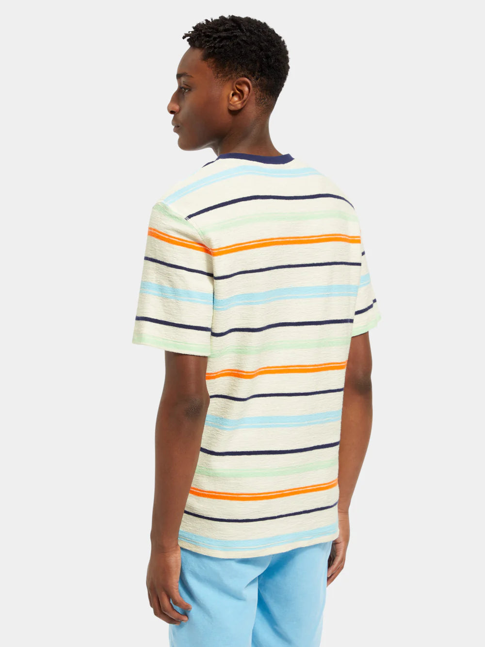 Structured Striped T-Shirt - Multicolour