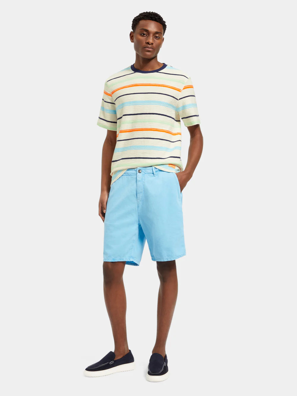 Structured Striped T-Shirt - Multicolour