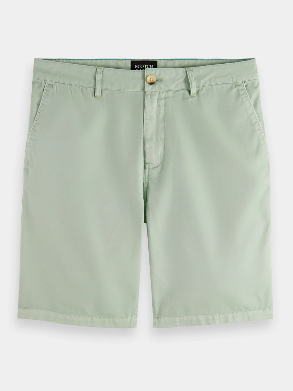 Stuart Garment-dyed Twill Shorts - Seafoam 177570