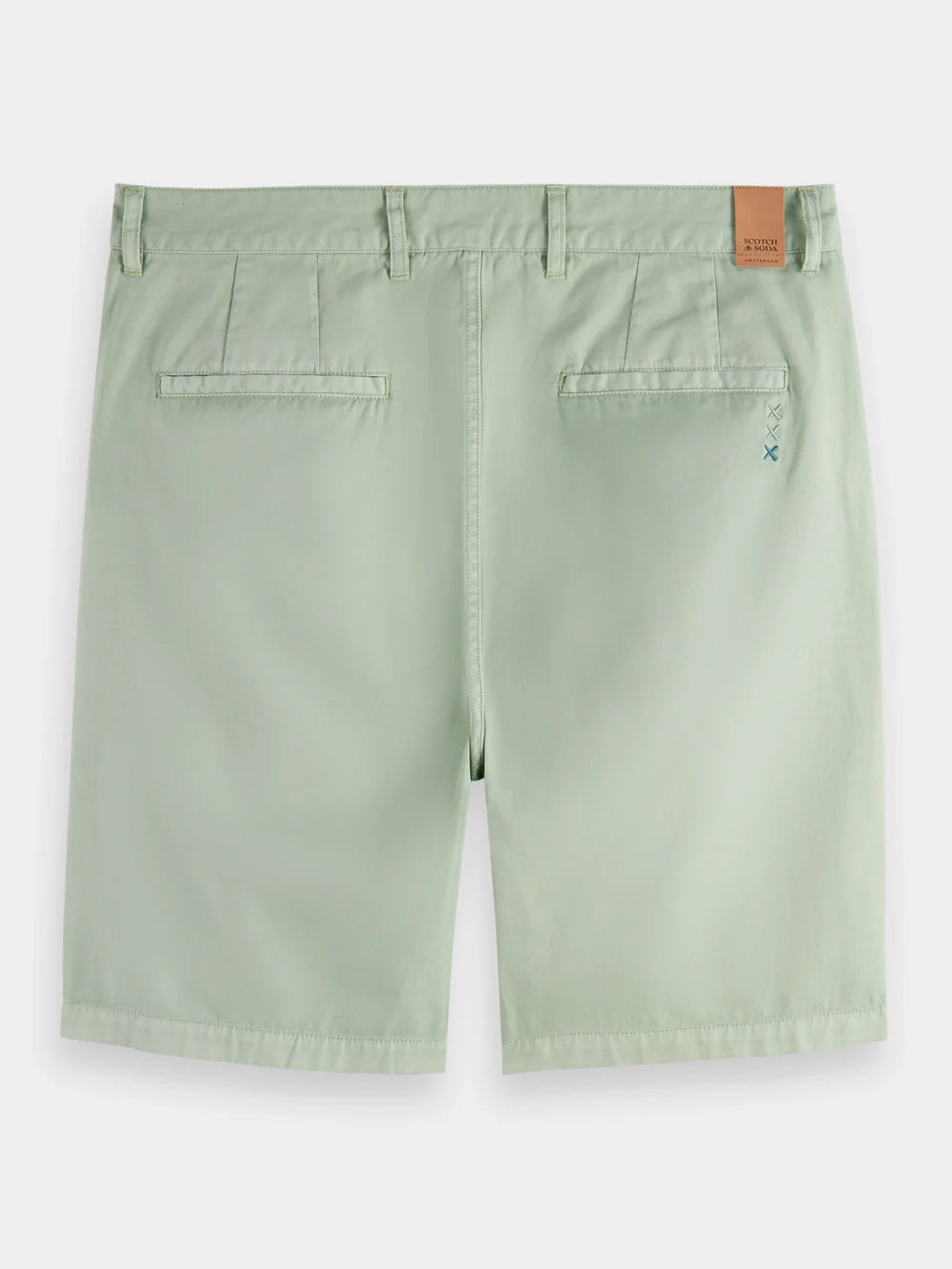 Stuart Garment-dyed Twill Shorts - Seafoam 177570