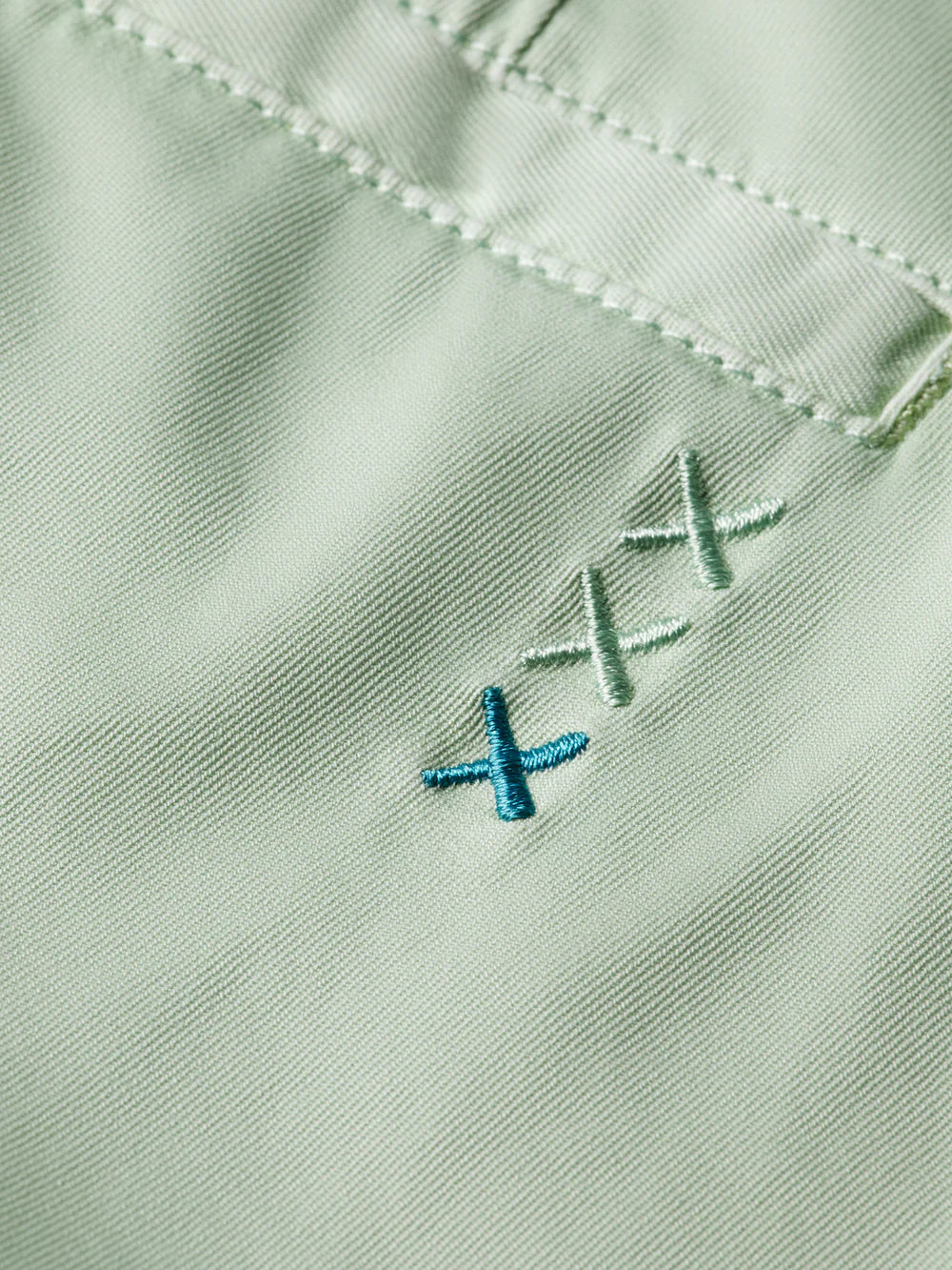 Stuart Garment-dyed Twill Shorts - Seafoam 177570