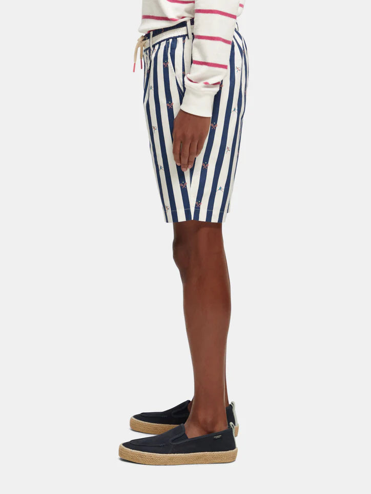 Blake Striped Bermuda Shorts 171539