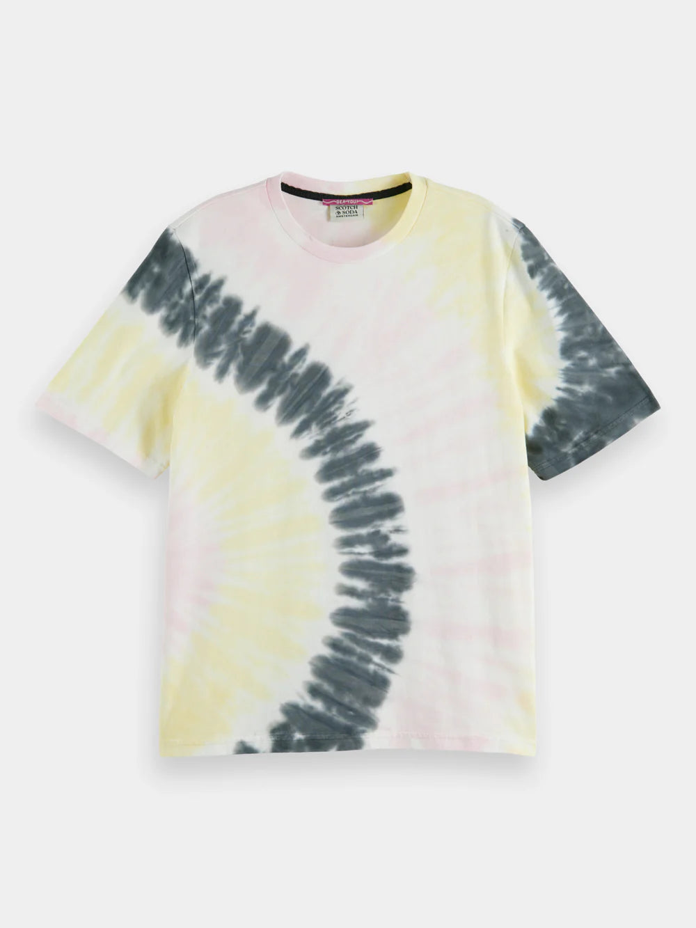 Tie Dye Relaxed Fit T-Shirt - Pink Ink 176276
