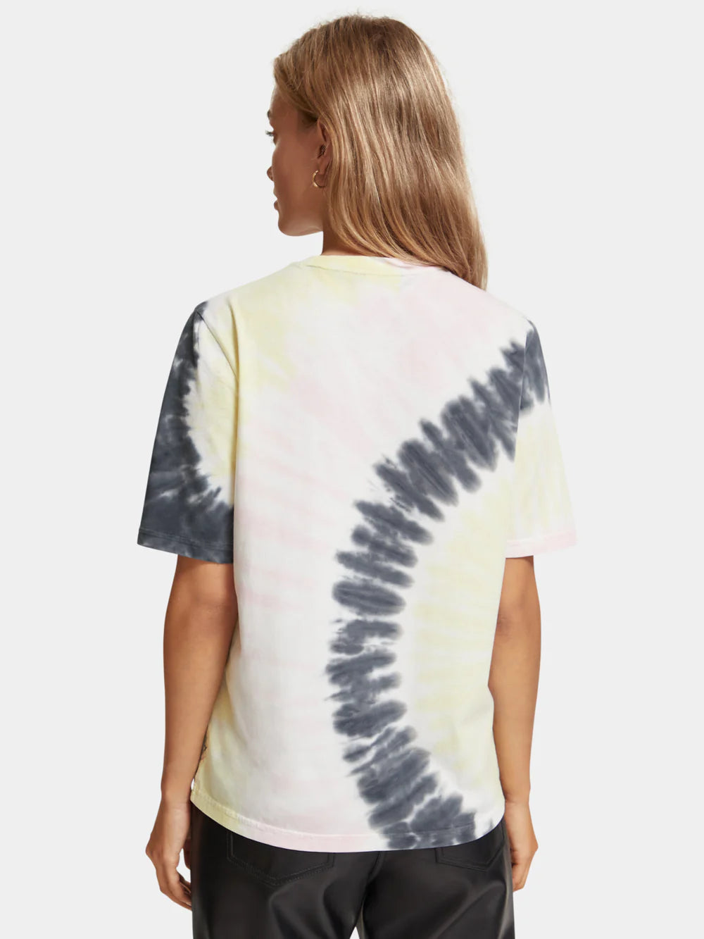 Tie Dye Relaxed Fit T-Shirt - Pink Ink 176276