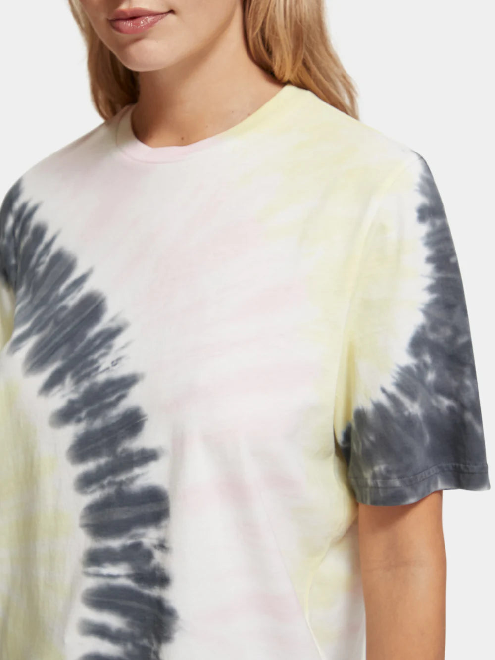 Tie Dye Relaxed Fit T-Shirt - Pink Ink 176276