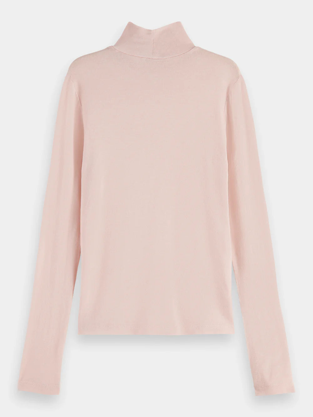 Turtle Neck Longsleeve Top - Pale Pink 174833