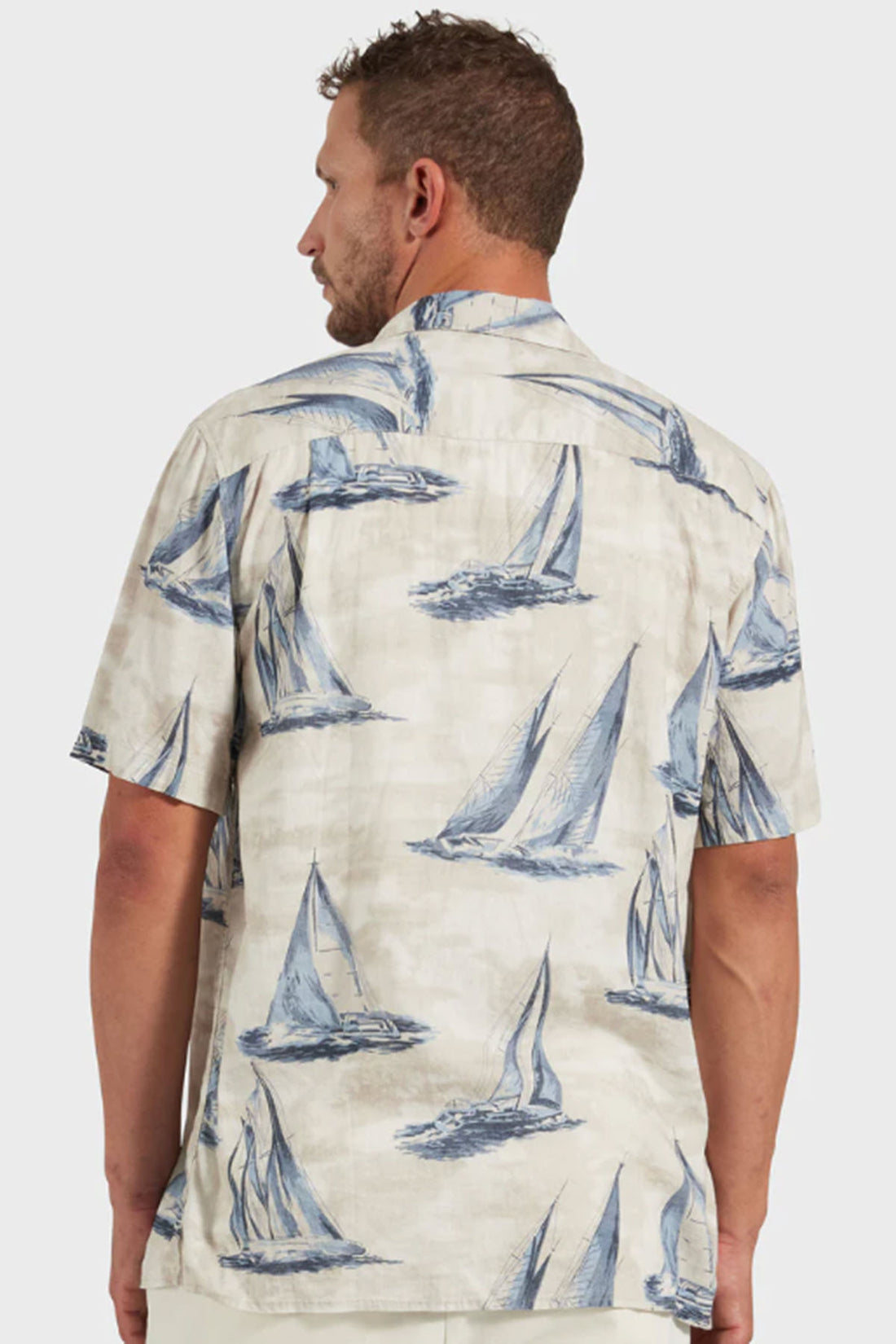 Marina Del Ray Short Sleeve Shirt - Blue