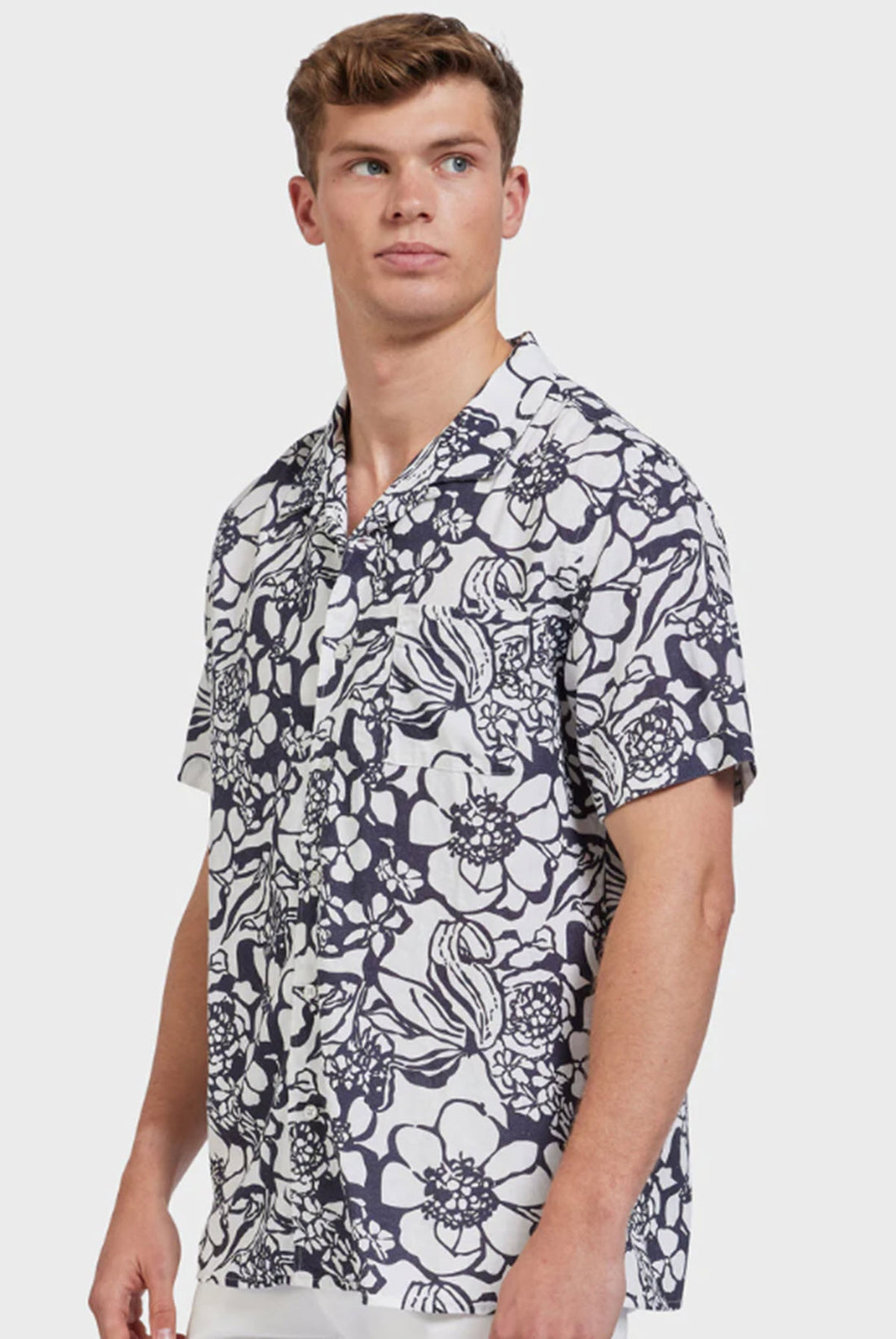 Vaughn Short Sleeve Shirt - Navy