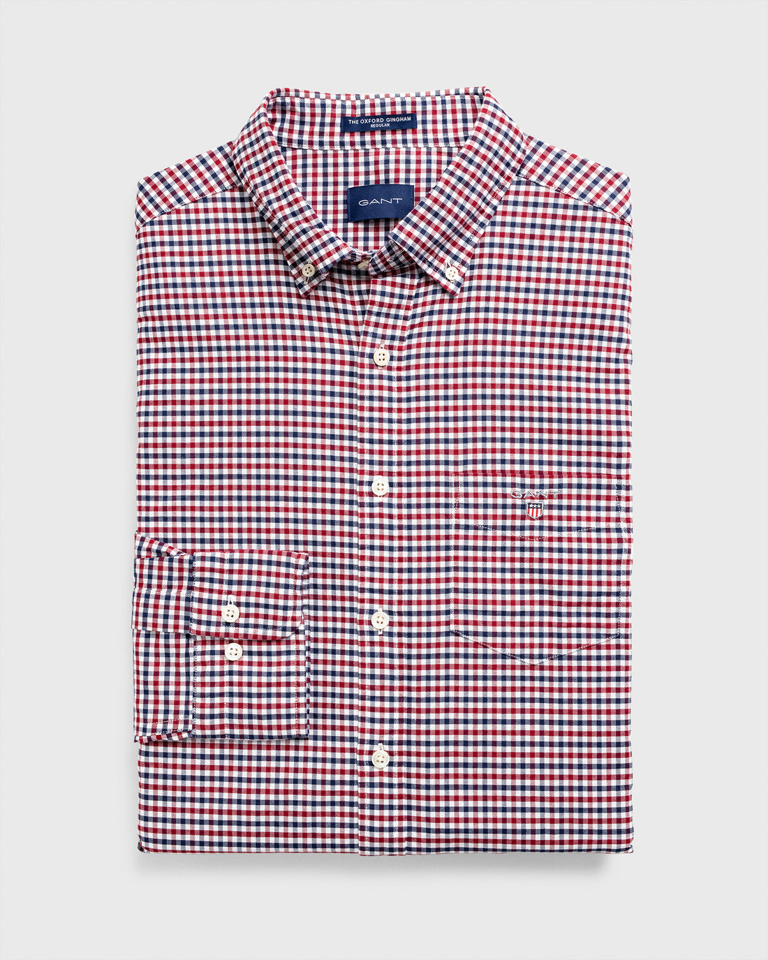 The Oxford 3 Colour Gingham Red