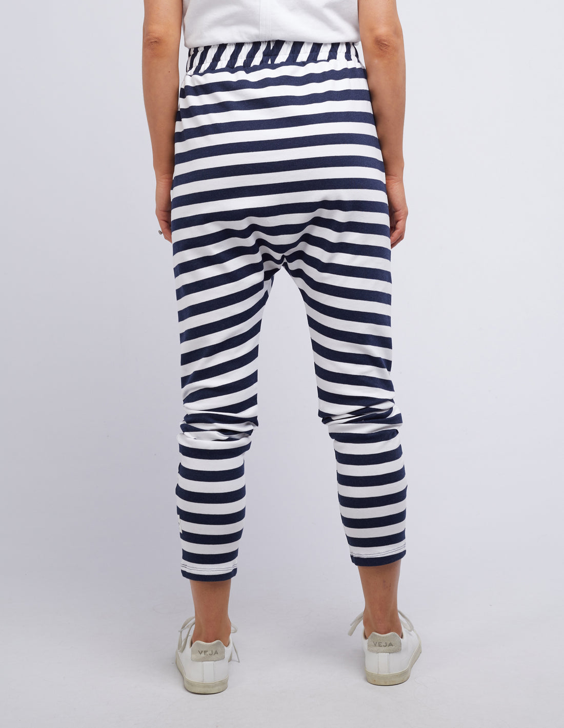 Sasha Stripe Pant - Navy & White Stripe