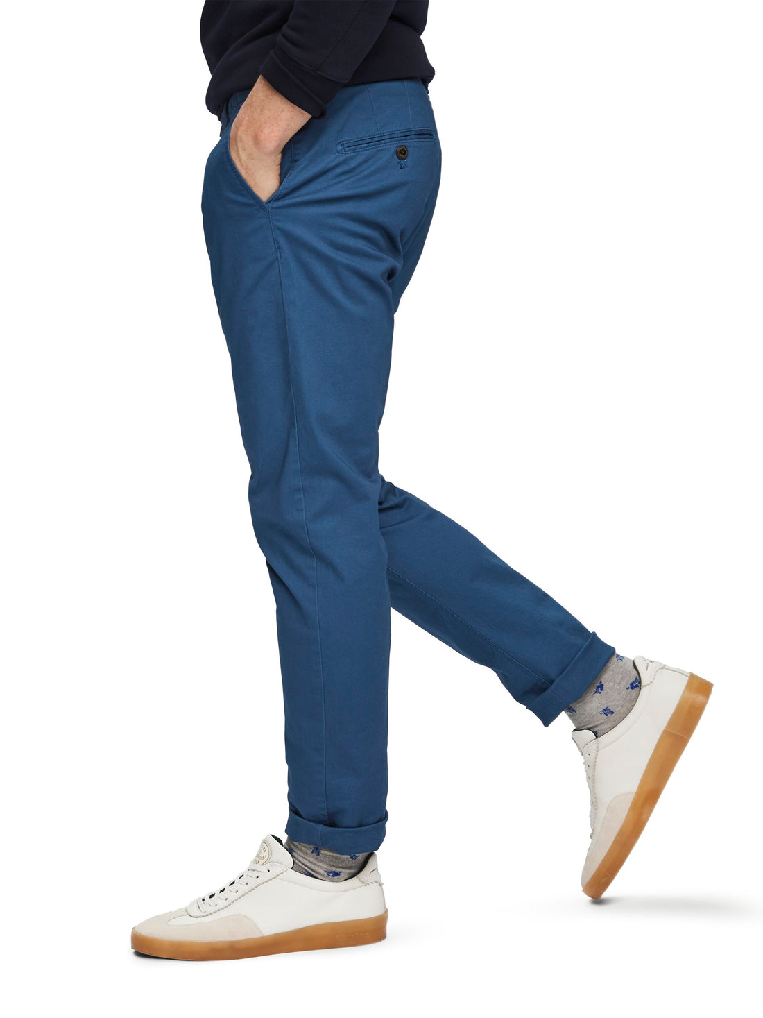 Stuart - Classic Regular Chino Worker Blue 155030